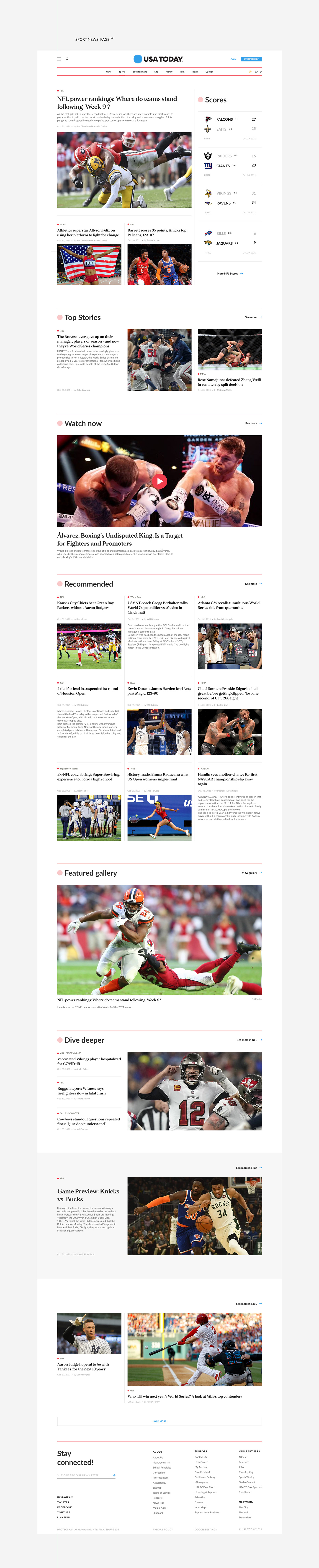 minimal news news website newspaper redesign UI ux ux/ui Webdesign Website