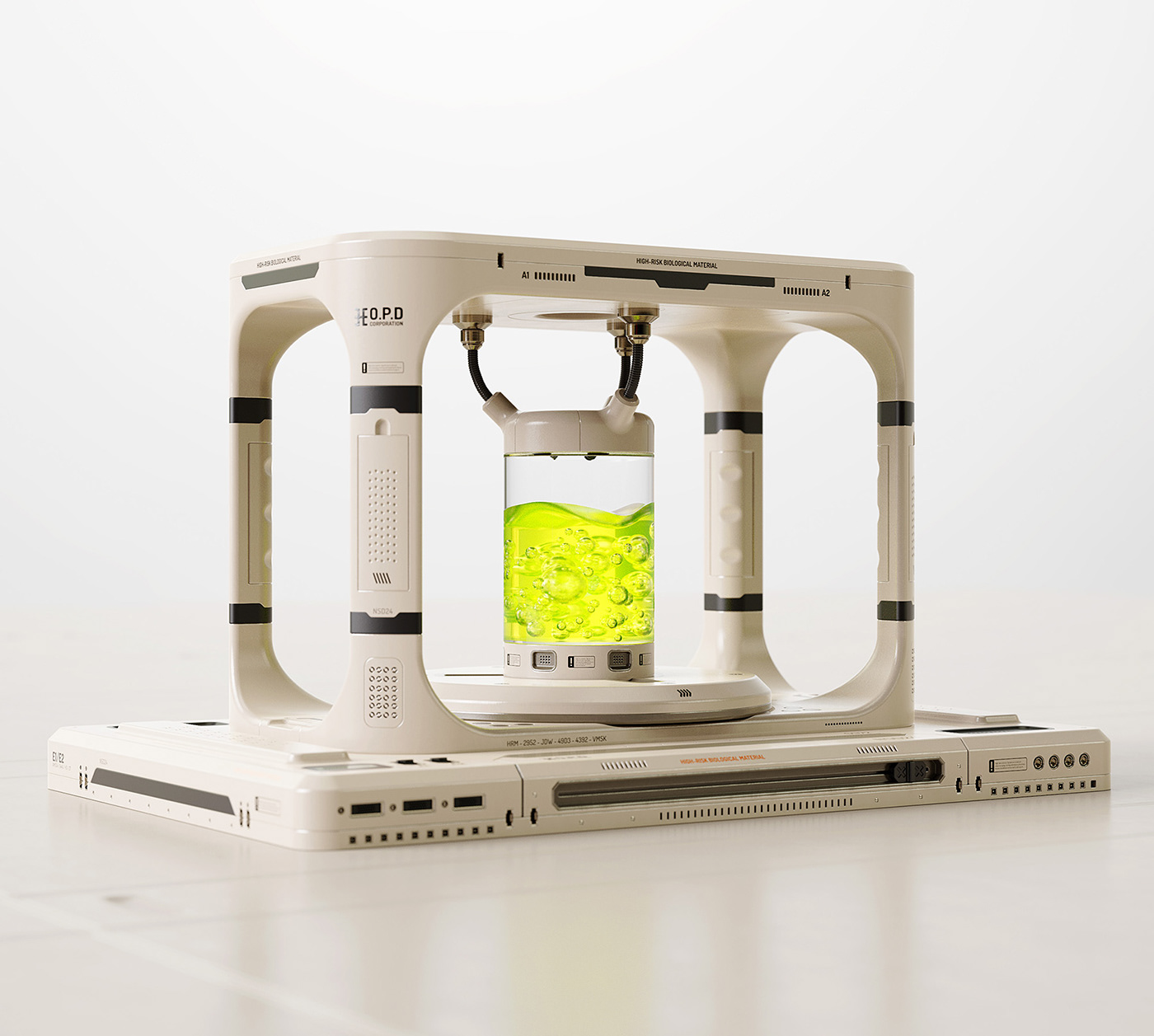 3D device machine medical Render