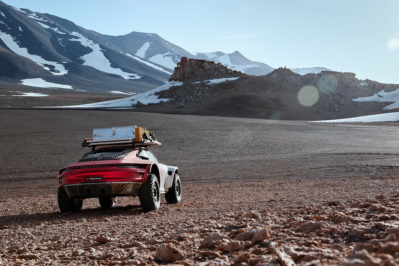 automotive   baja chile high altitude Offroad ojos Ojos del Salado Photography  Porsche Porsche 911