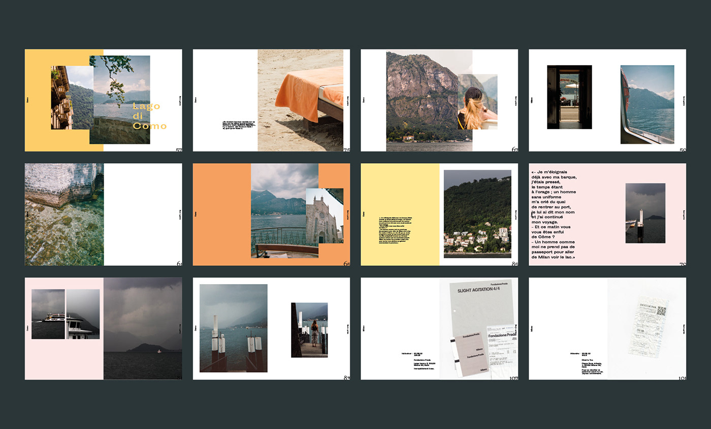 art direction  book edition editorial graphic design  Italy memories Photography 