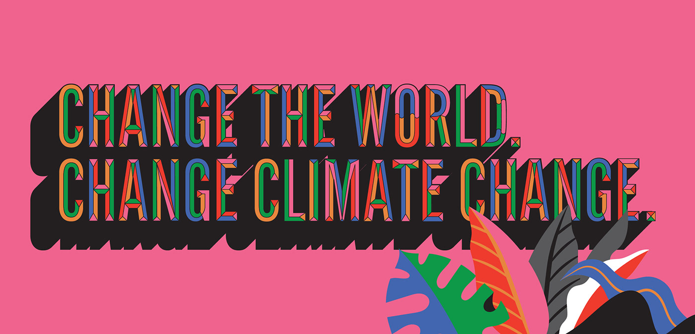 Austin climate change colorful environmental experimental graphic design  ILLUSTRATION  nonprofit Street Art  typography  