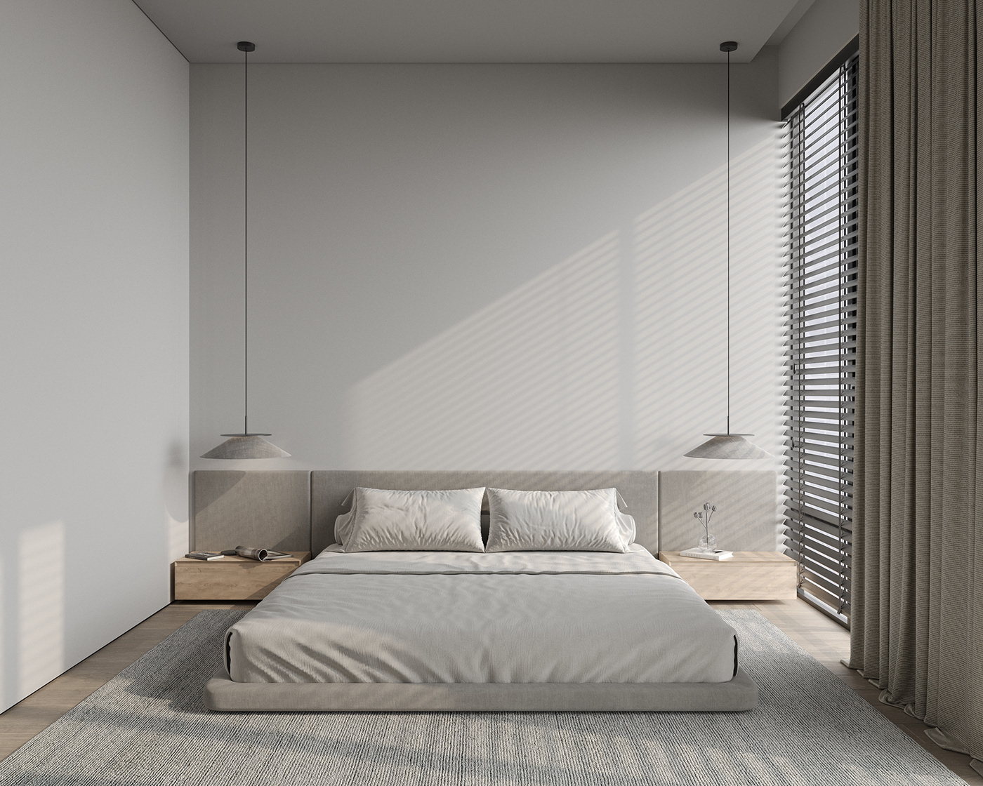 master bedroom bedroom bedroom design Bedroom interior interior design  Minimalism modern simple design Scandinavian minimalistic design