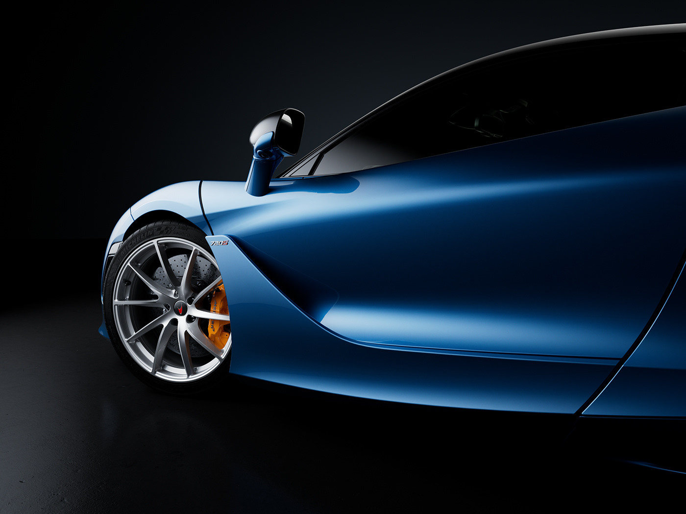 720s automotive   blackstudio CGI fdl Maya McLaren studio supercar vray