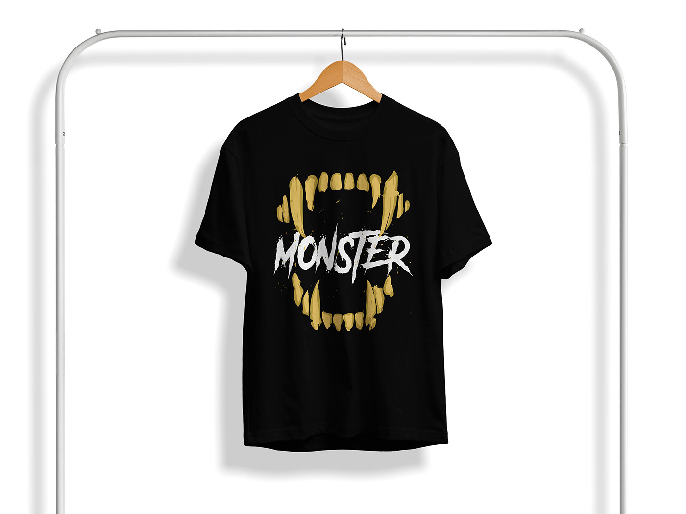T-shirt design; T-shirt; Gym t-shirt design; Fitness T-shirt design; Tshirt design; monster tshirt