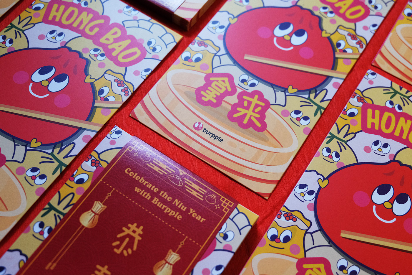 ang bao chinese chinese new year dumpling Food  hong bao new year oriental Red Packet Red Packet Design