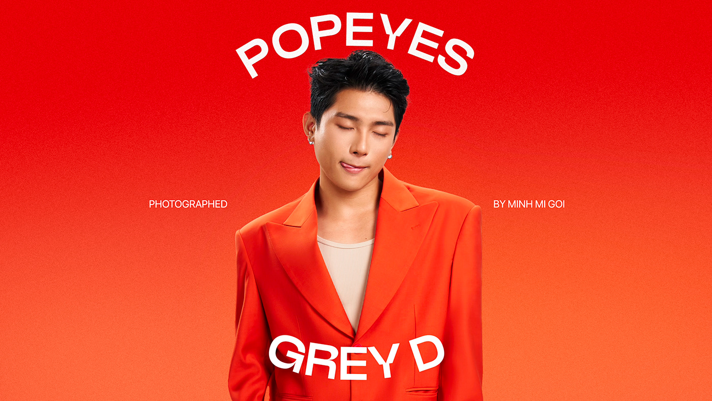 popeyes key visual Advertising  grey d minh mi goi poster vietnam