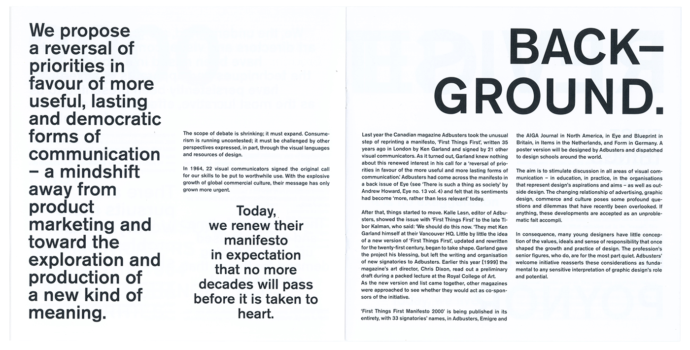 typography   grotesque manifesto graphic creative Layout blackandwhite akzidenz