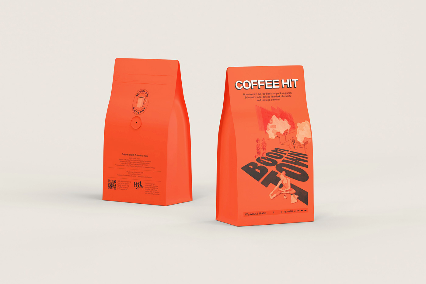 Coffee restaurant Logo Design brand identity identity coffee bag packaging design FMCG