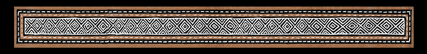 ILLUSTRATION  indian graphic design  details shruti anand tribal hand drawn black and white