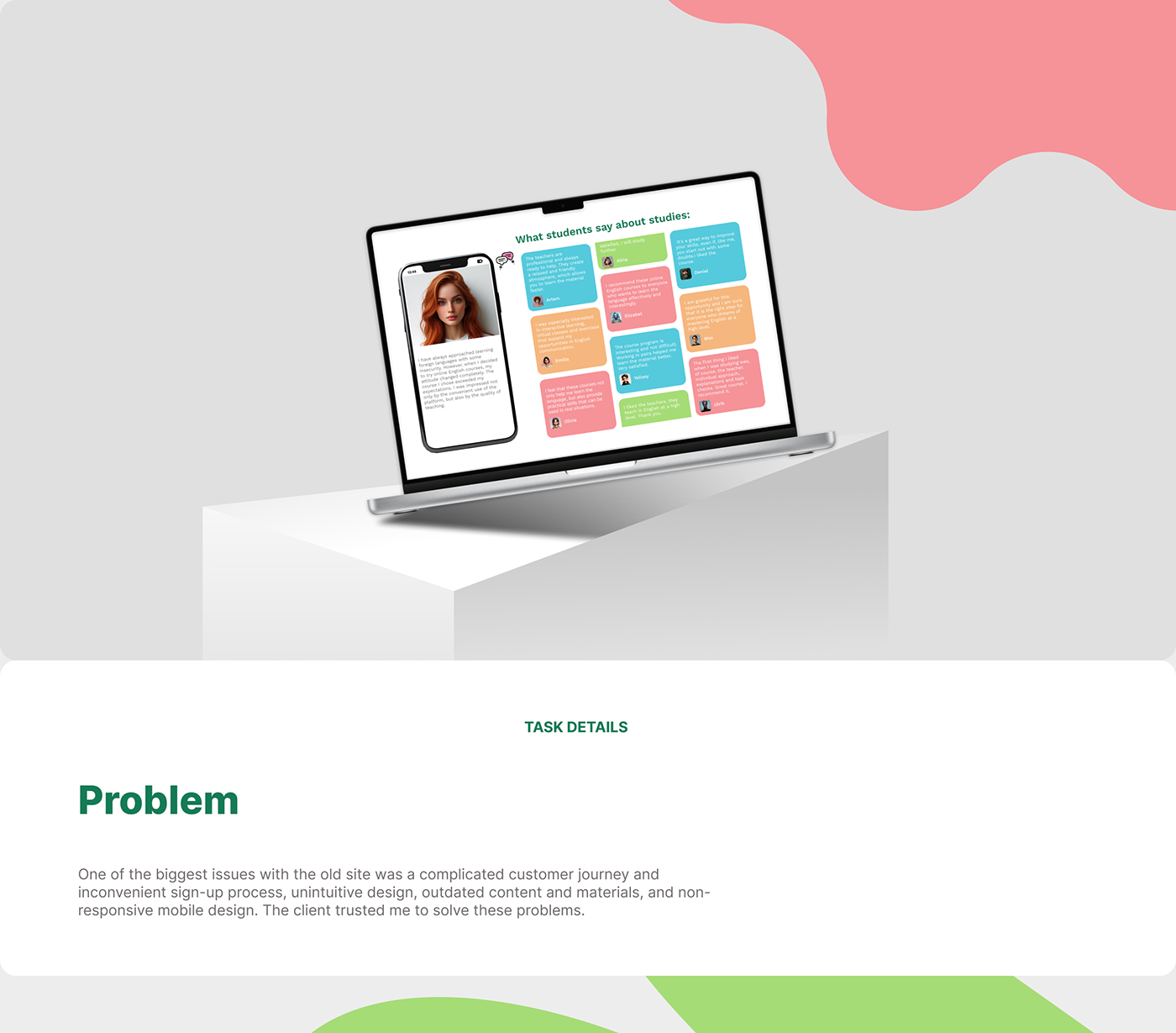 Website Design landing page UI/UX Figma Responsive user interface Web Design 