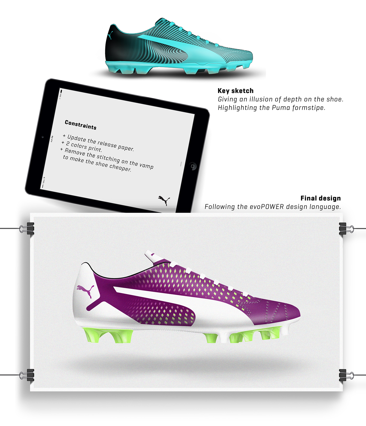 footwear design puma football soccer