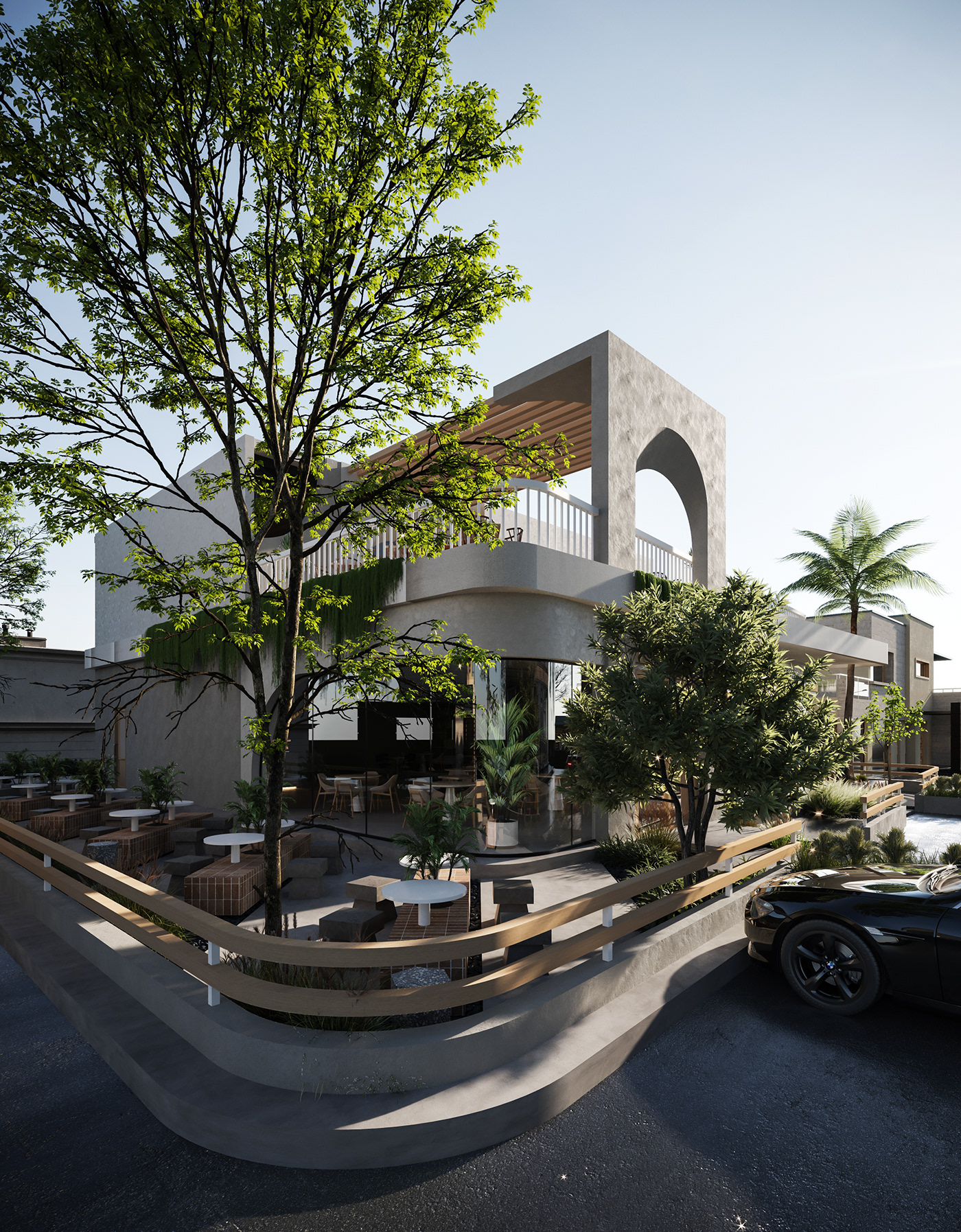 design Saudi Arabia exterior architecture visualization