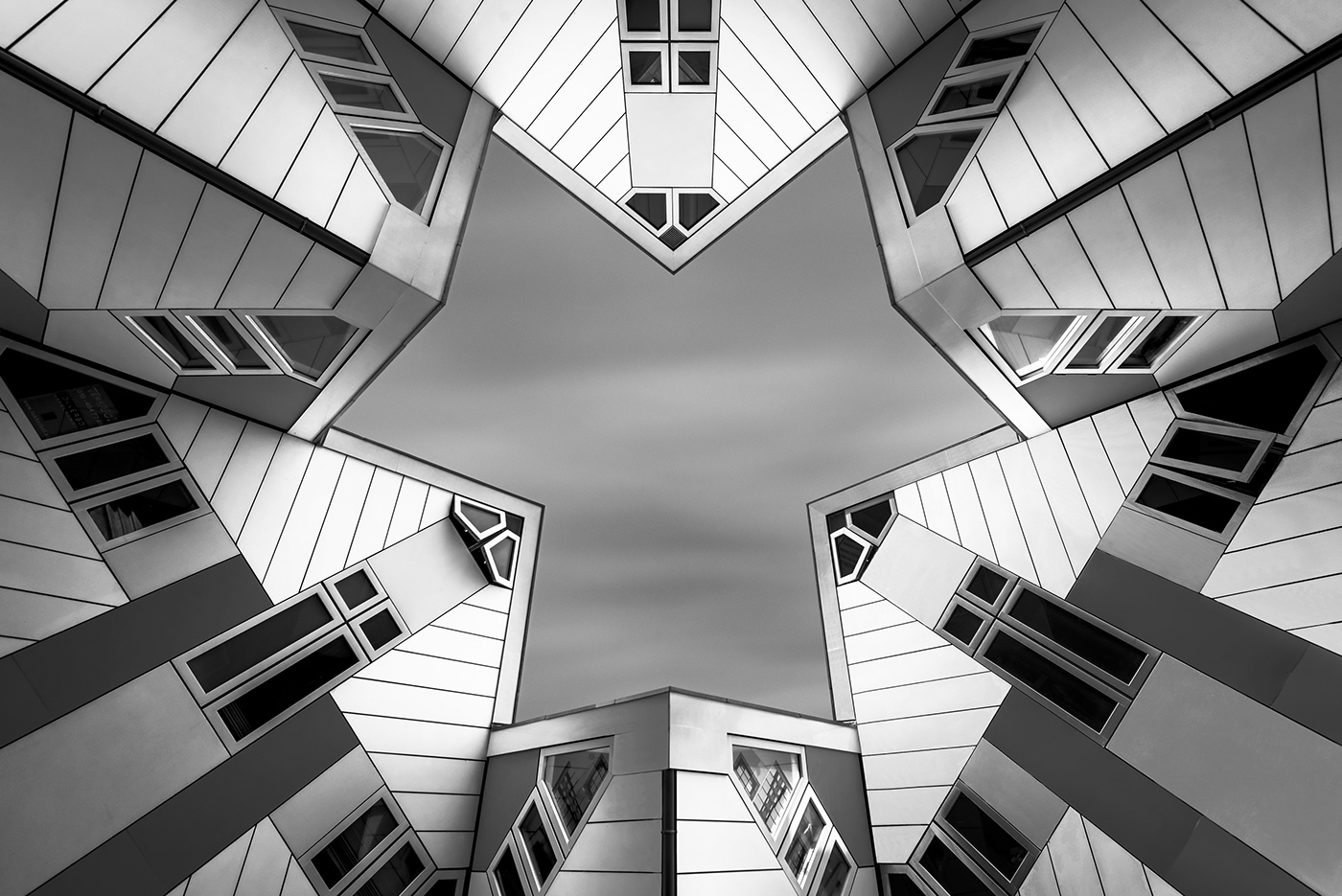 architecture monochrome black and white