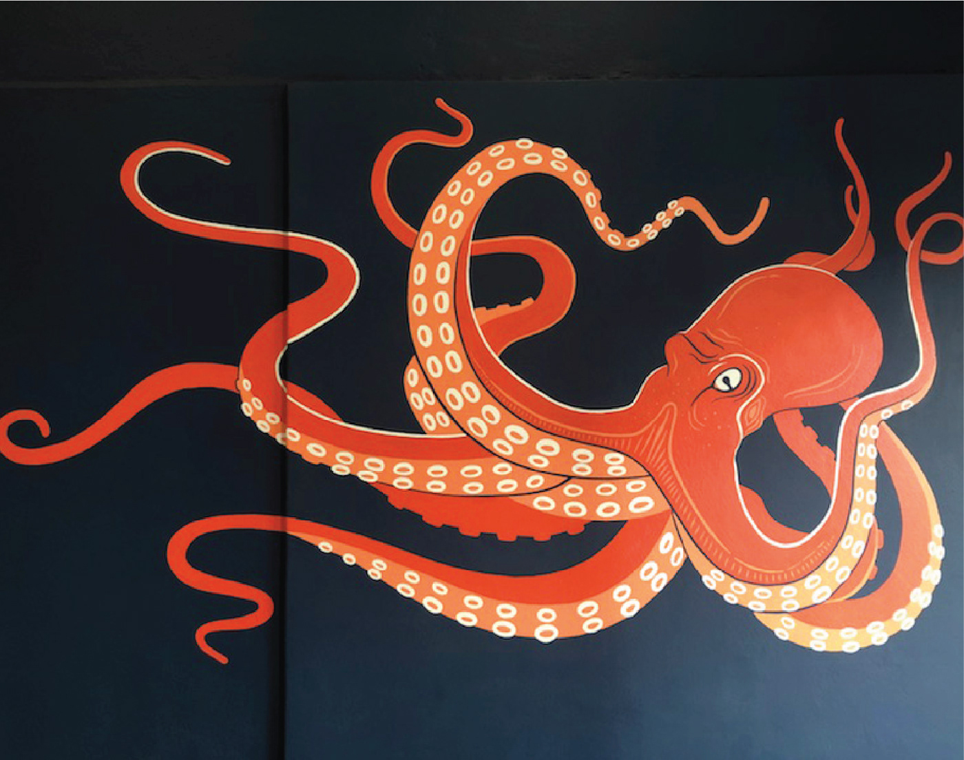 wall mural octopus
