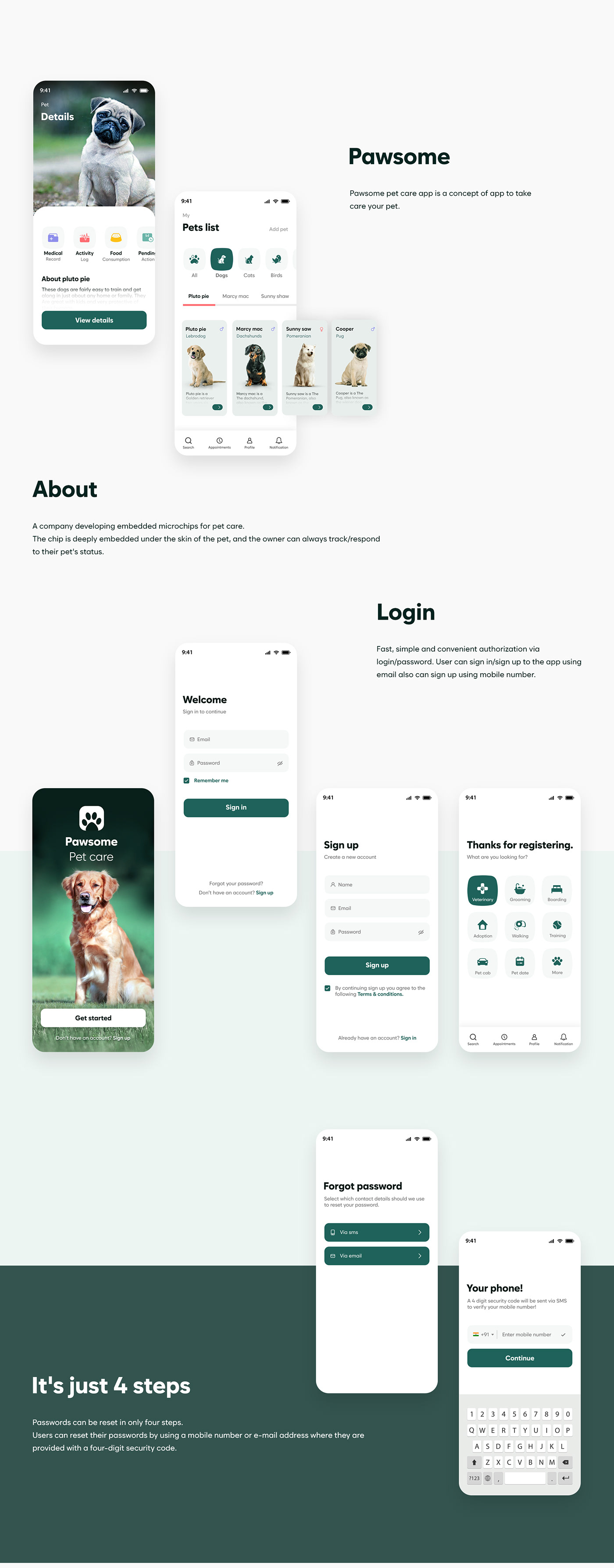 graphic design  Interaction design  Layout Design mobile app design pet care app product design  UI/UX Design user interface design visual design Web Design 