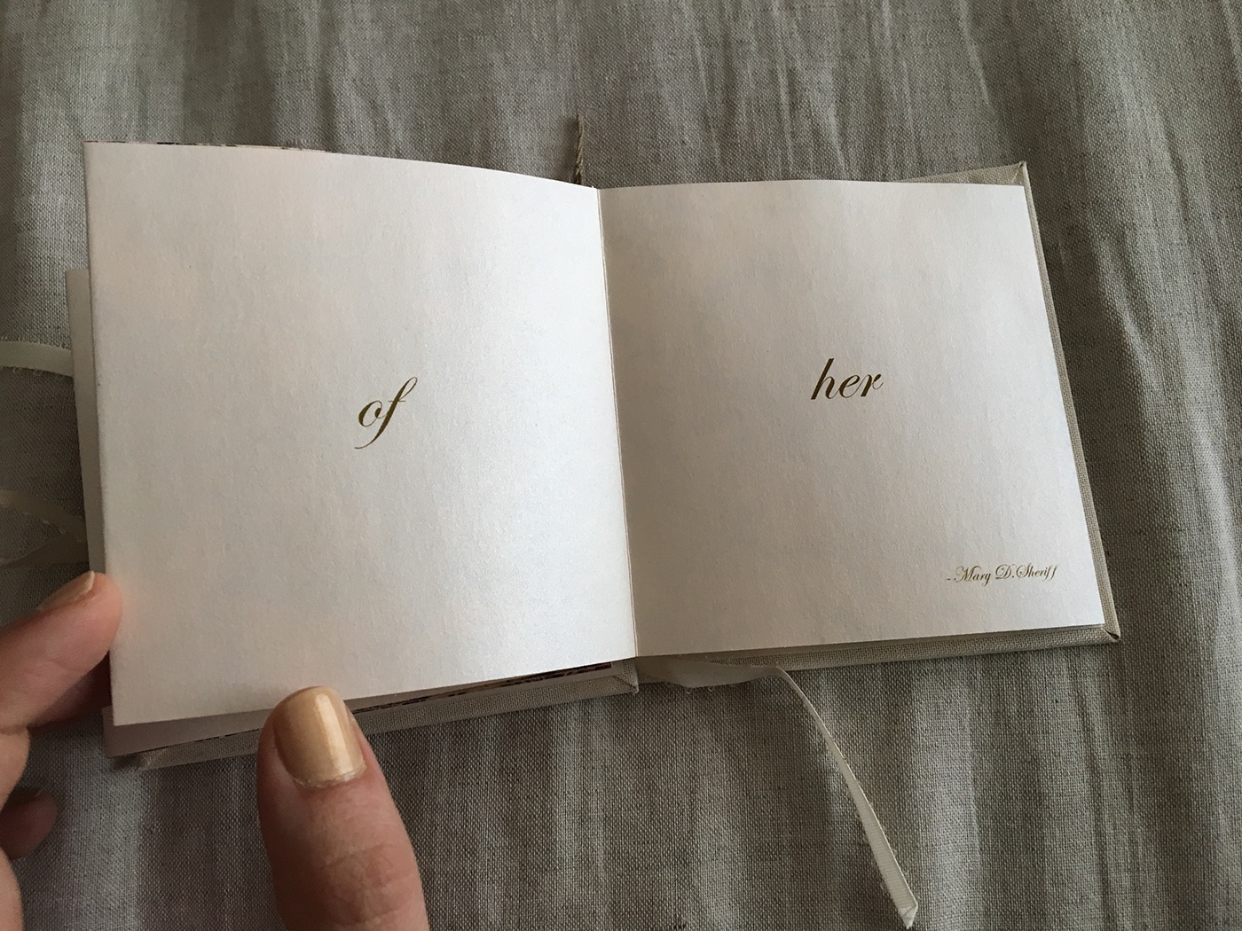 artist's book design