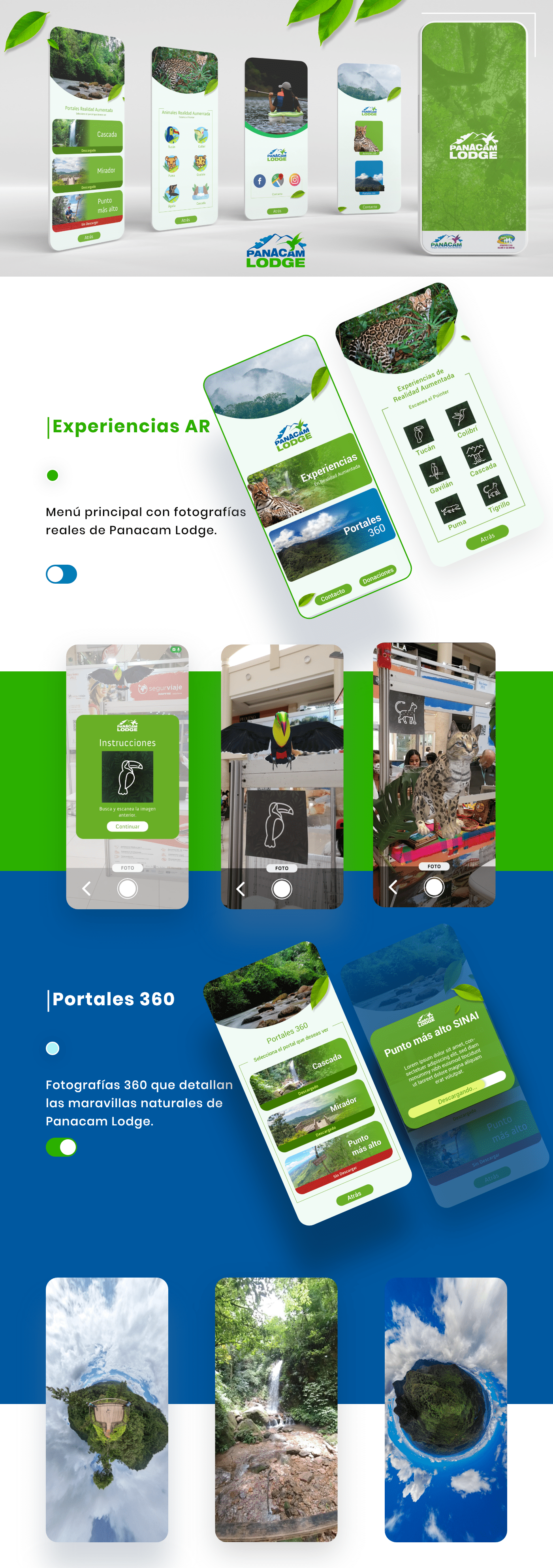 Honduras Reality Augmented Turismo UI