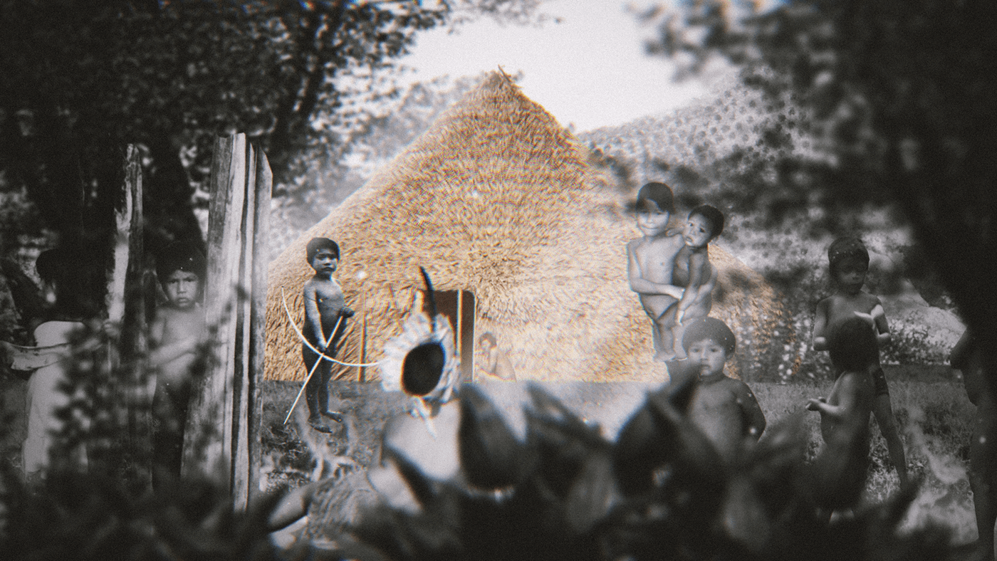 indigena indigenous collage animation  motion design capixaba culture Brazil Brasil espírito santo