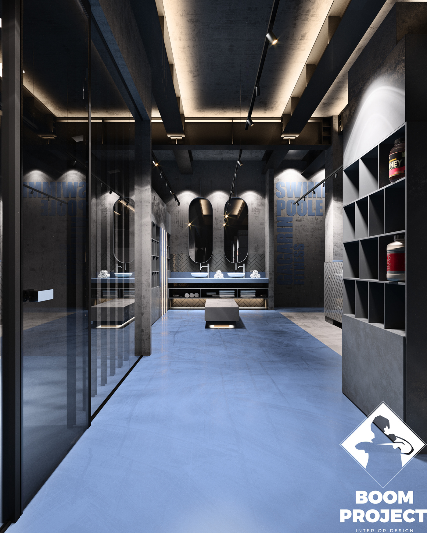3dmax CoronaRender  design fitness interiordesign luxury Render sport