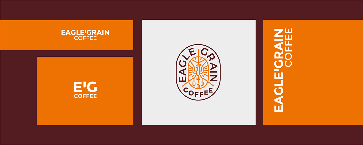 bar branding  brands Brasil Coffee eagle emblem logo London Paris