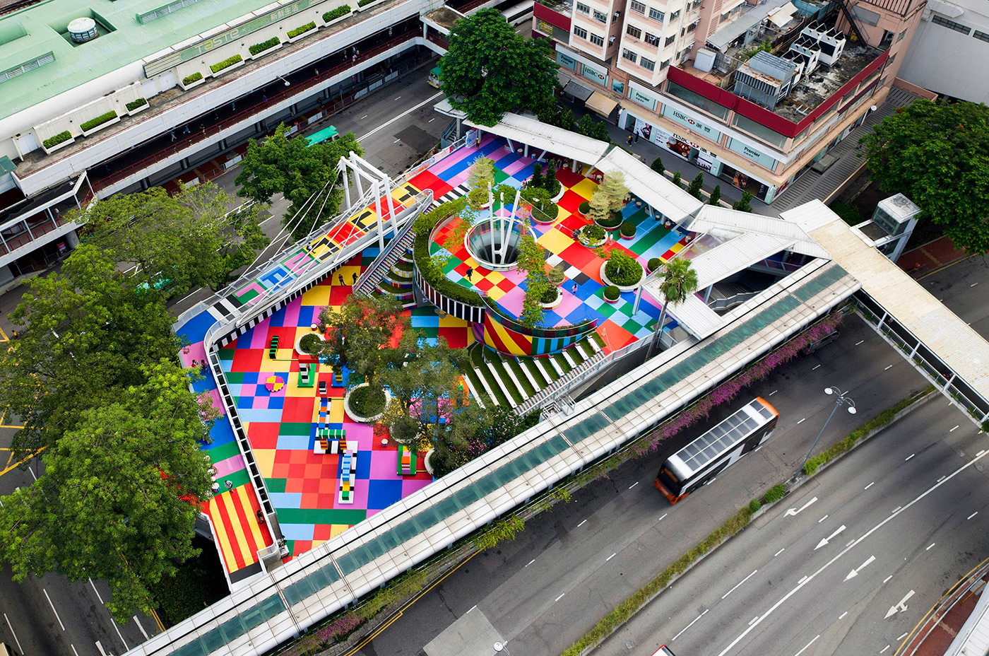 color installation design immersive art sculpture Hong Kong craig and karl