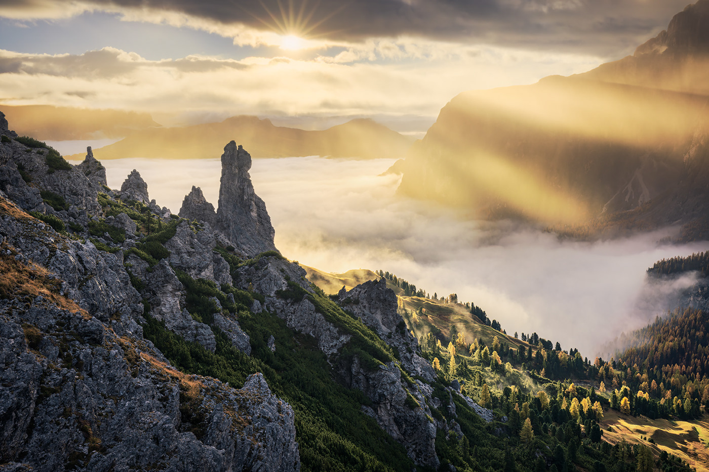 Alpen dolomites Italy hiking adventure mountains Landscape Nature outdoors Travel