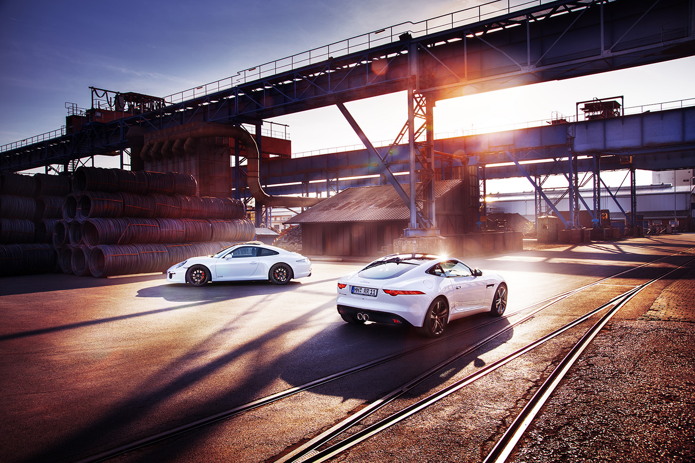 Porsche carrera gts jaguar FType industrial automotive   car