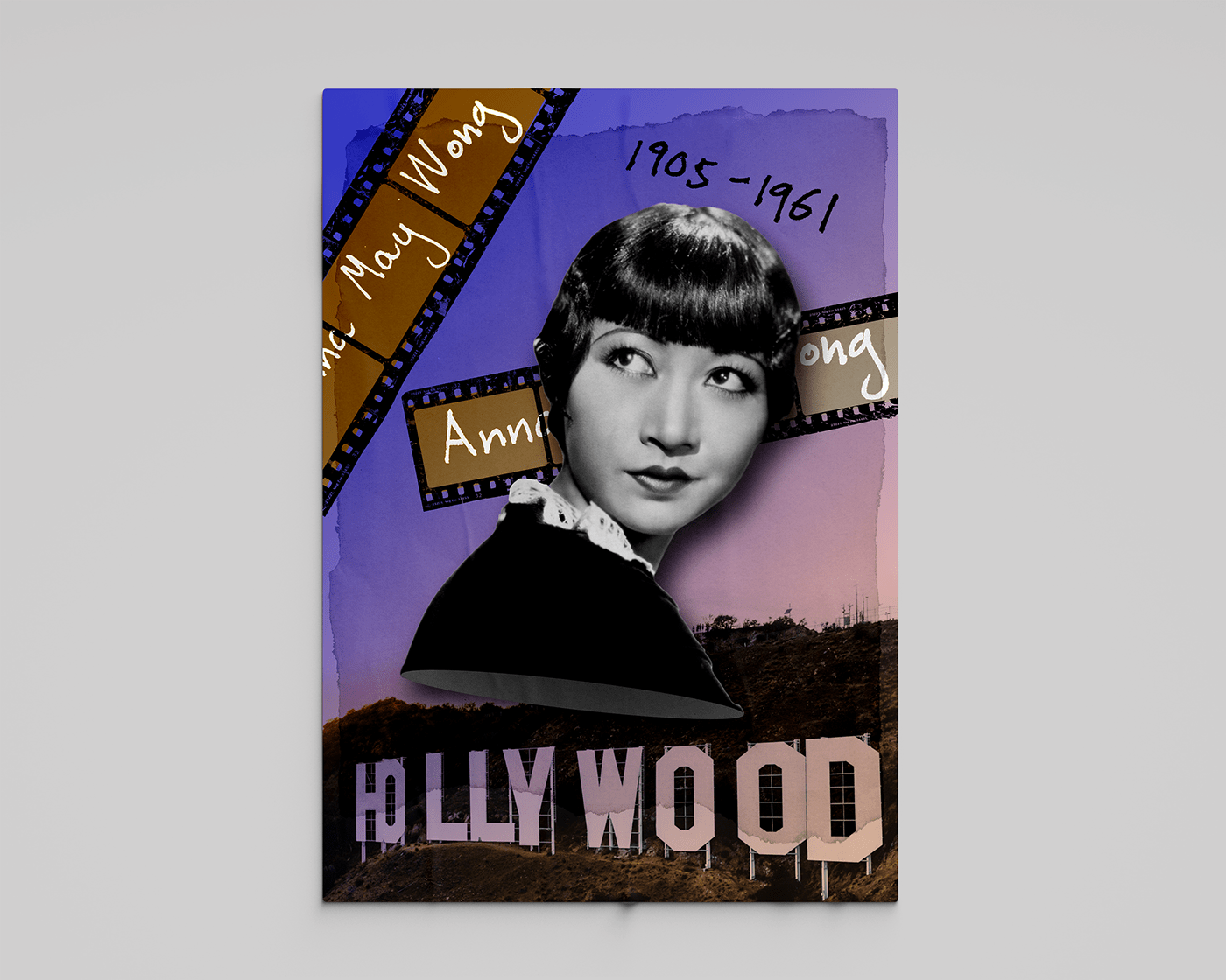 actors Anna May Wong Audry Hepburn female actors graphic poster hollywood Nina Mae McKinney Poster Mockup posters video