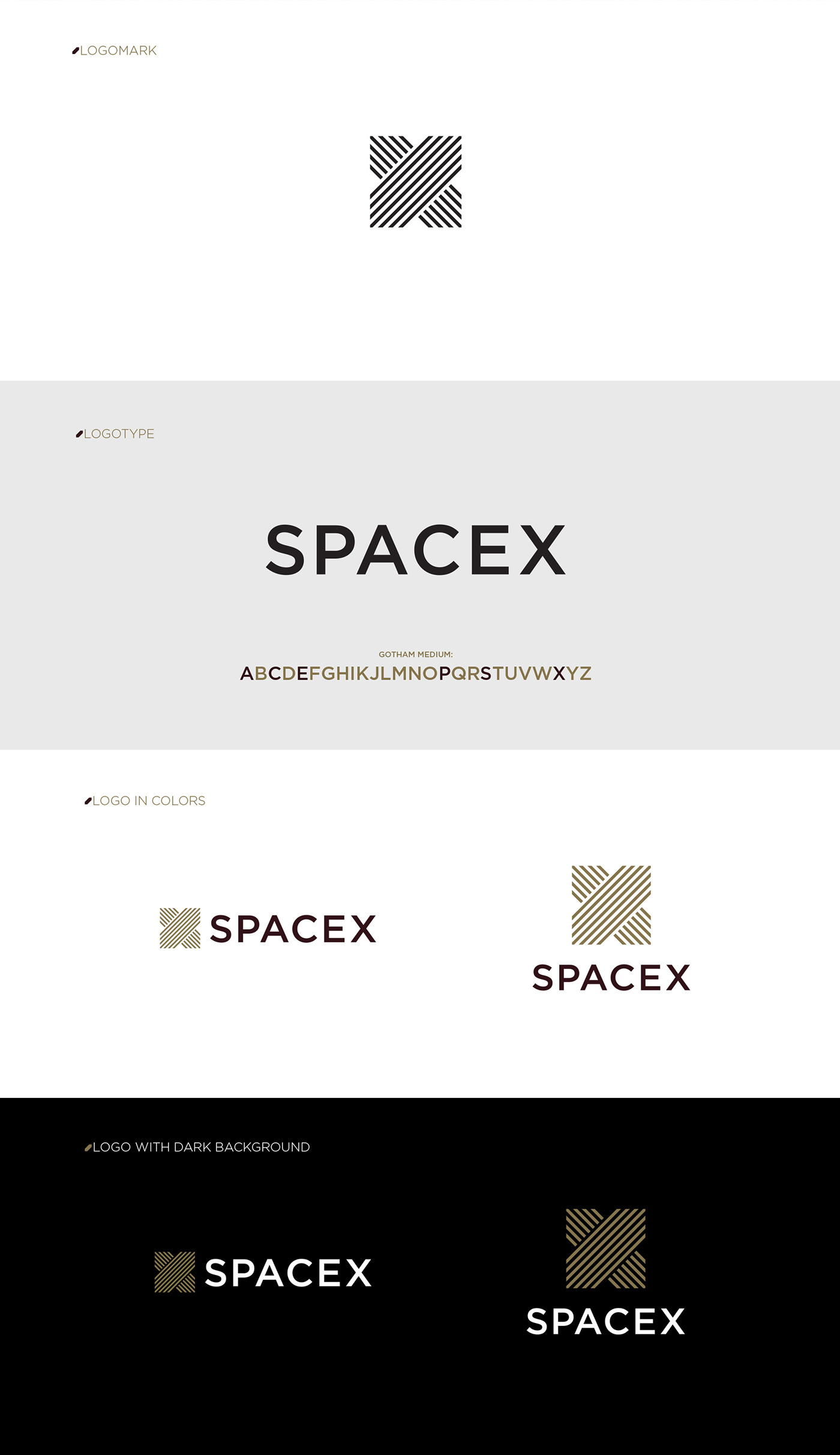 ADAA spacex ACCD Rebrand editorial brand identity logo poster interactive corporate Stationery brand identity manual print