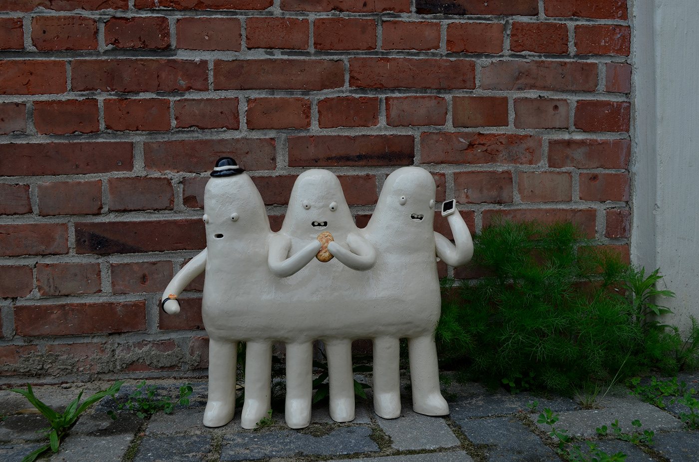 ceramics  charachter Fun humour sculpting  Handbuilt clay