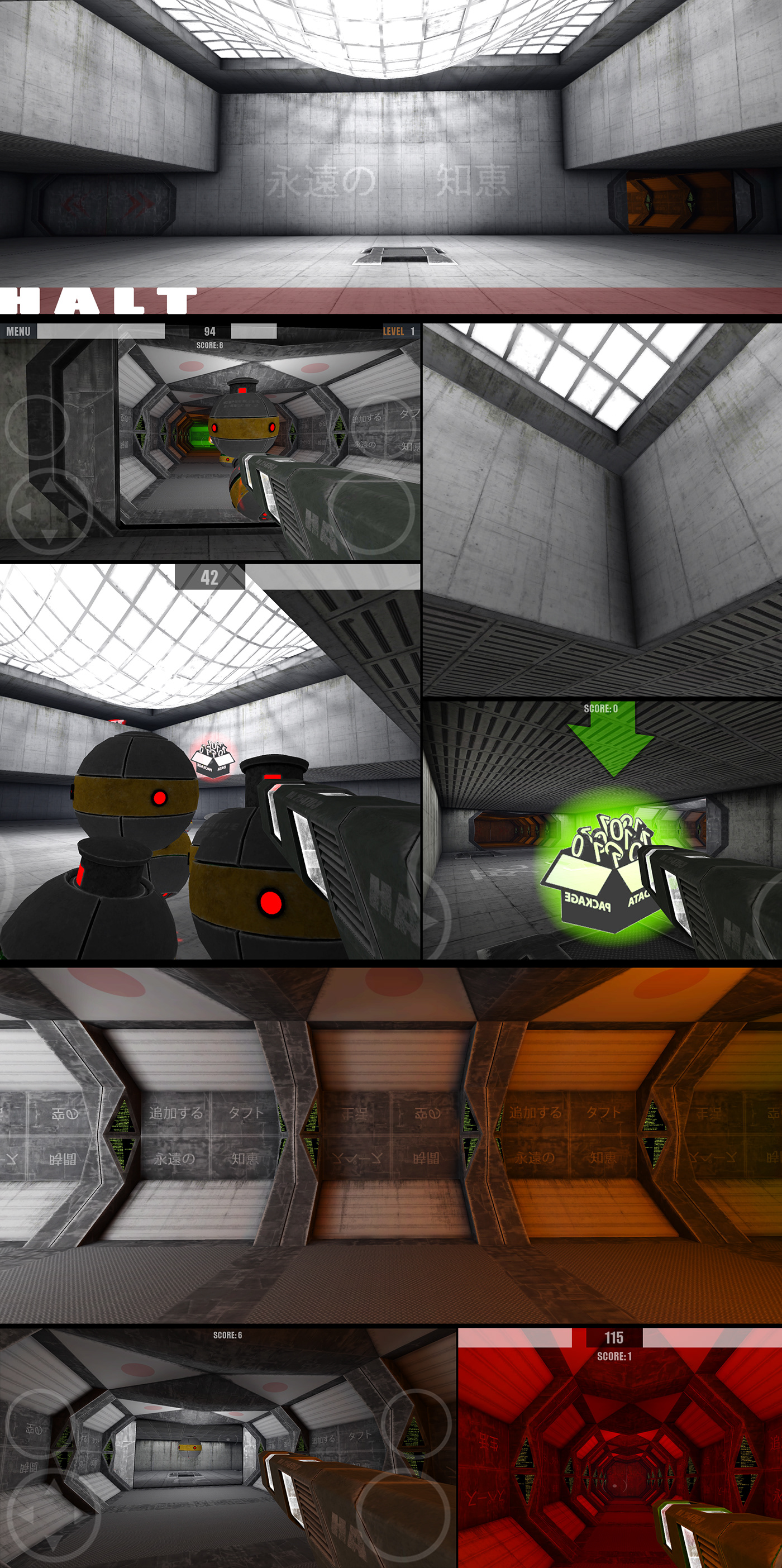 game Shooter smartphone shooter FPS first person shooter unity mobile game mobile half life Sci Fi