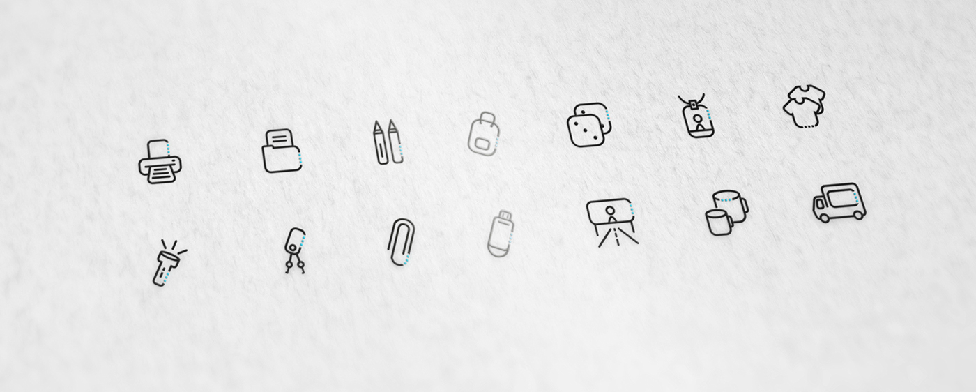 flat Icon shop minimal Project graphicdesign branding 