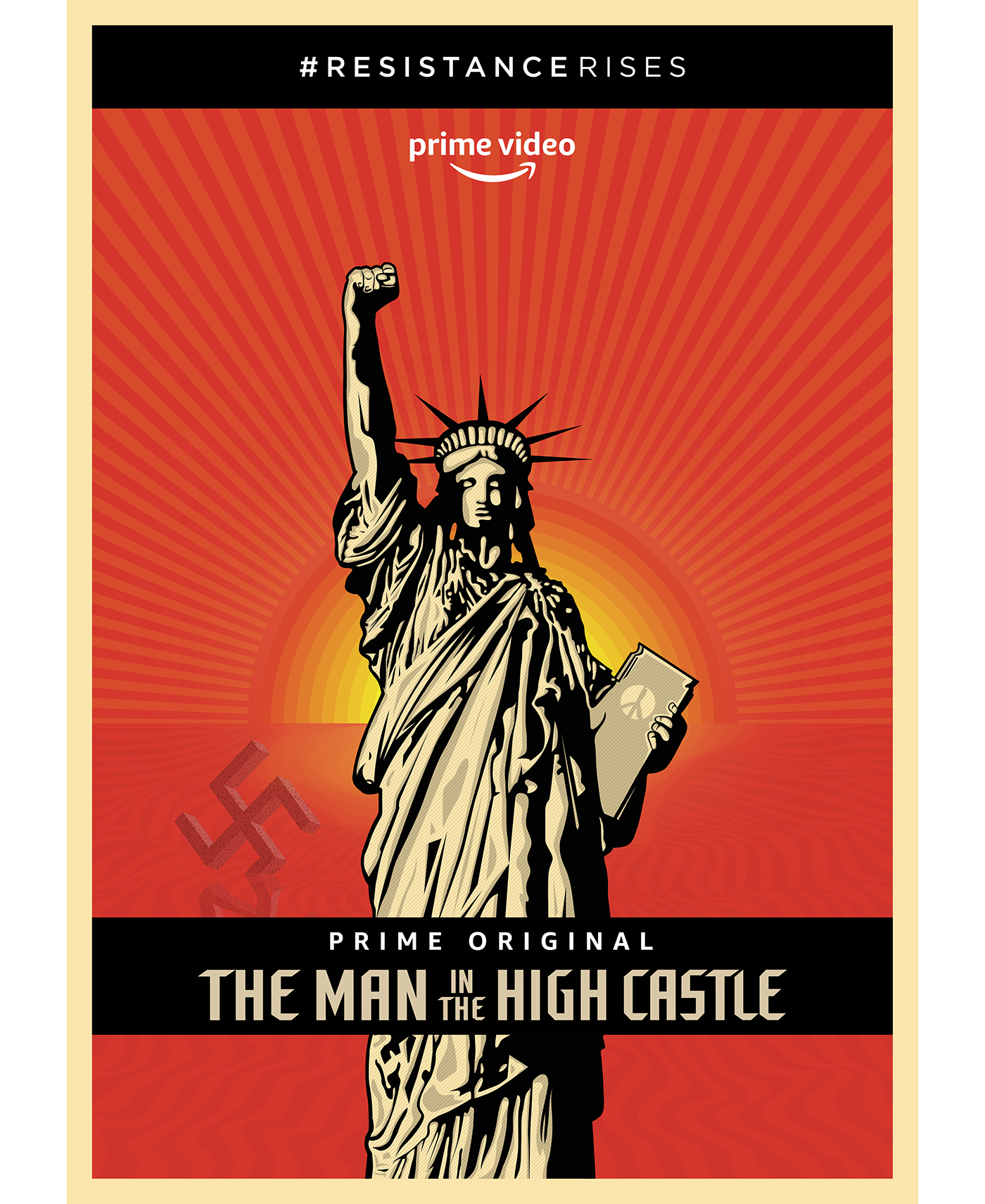 themaninthehighcastle season 3 amazon prime talenthouse poster design Poster Design vector ILLUSTRATION  Illustrator