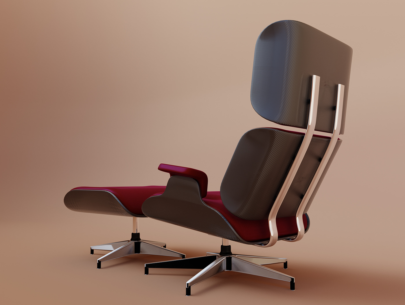 3D CGI chair furniture product design  visualization
