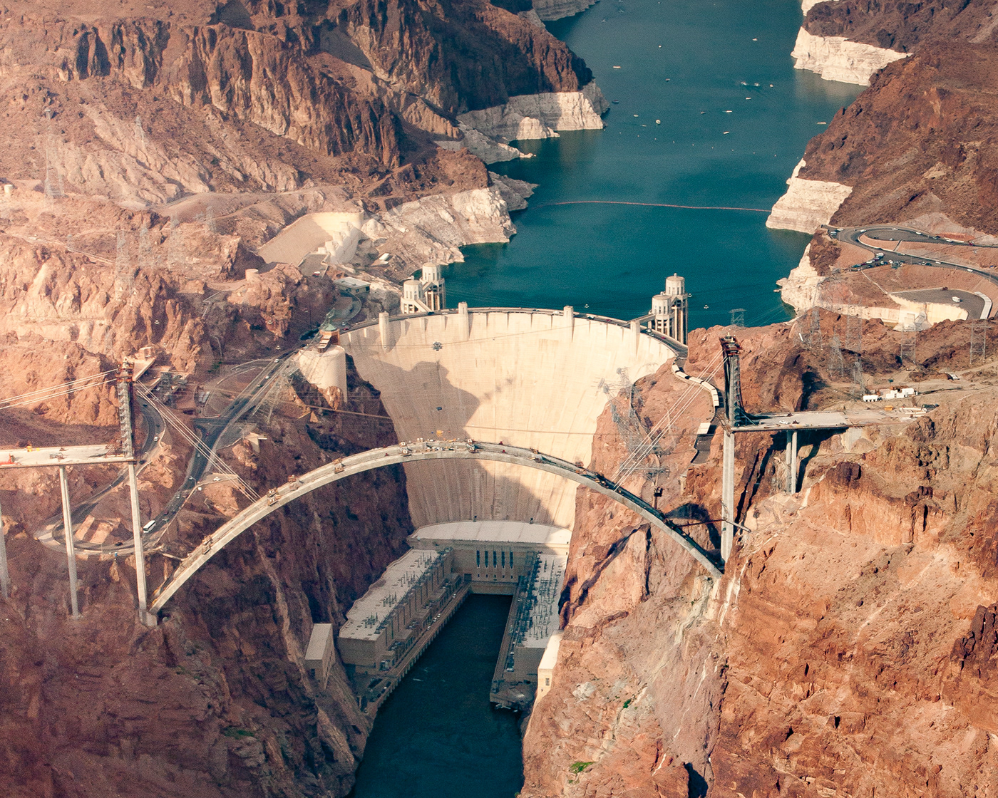Aerial Aerial Photography construction desert helicopter hoover dam Landscape nevada Patterns Photography 
