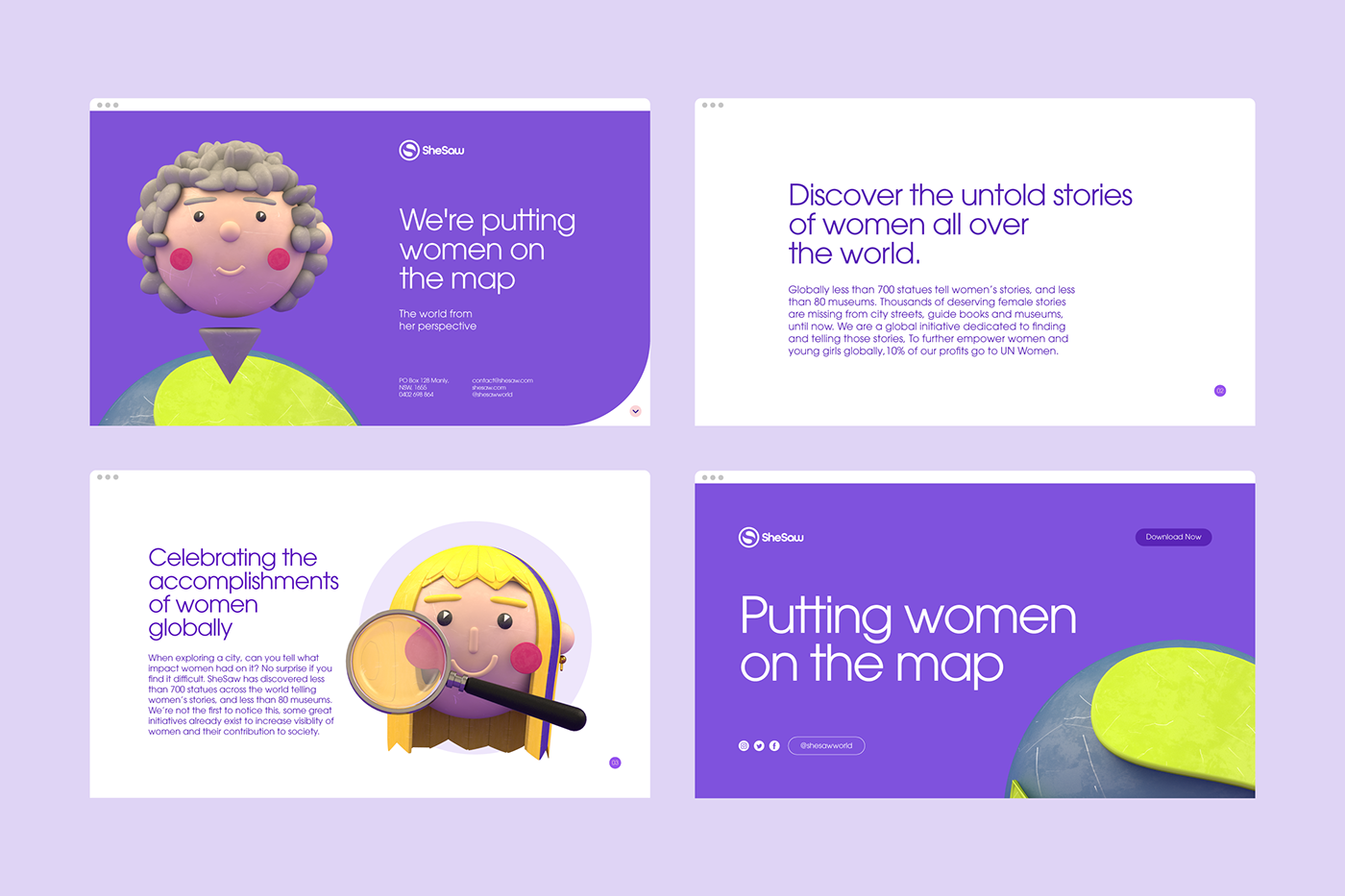 app Australia branding  digital logo map UI ux Web women