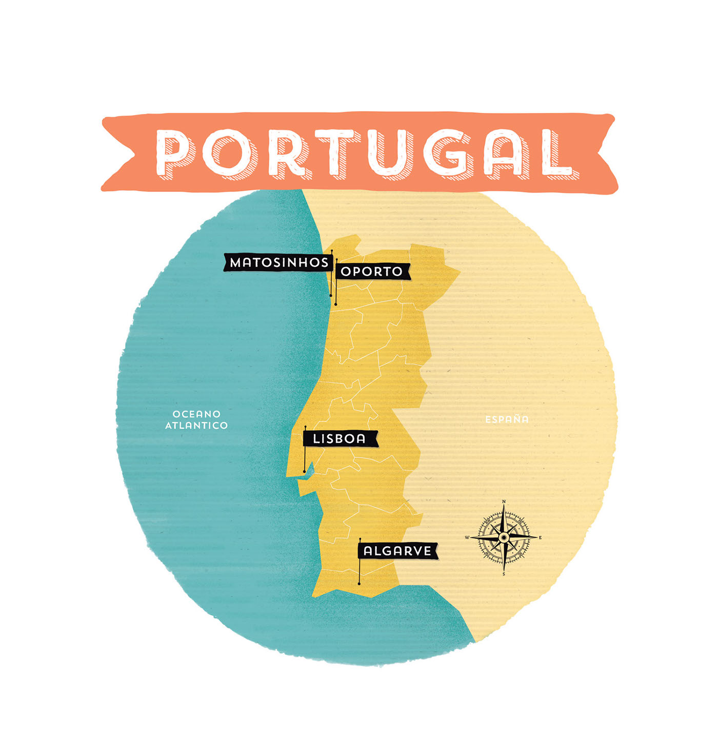 map illustration map design travel illustration portugal map lisboa map oporto map porto map
