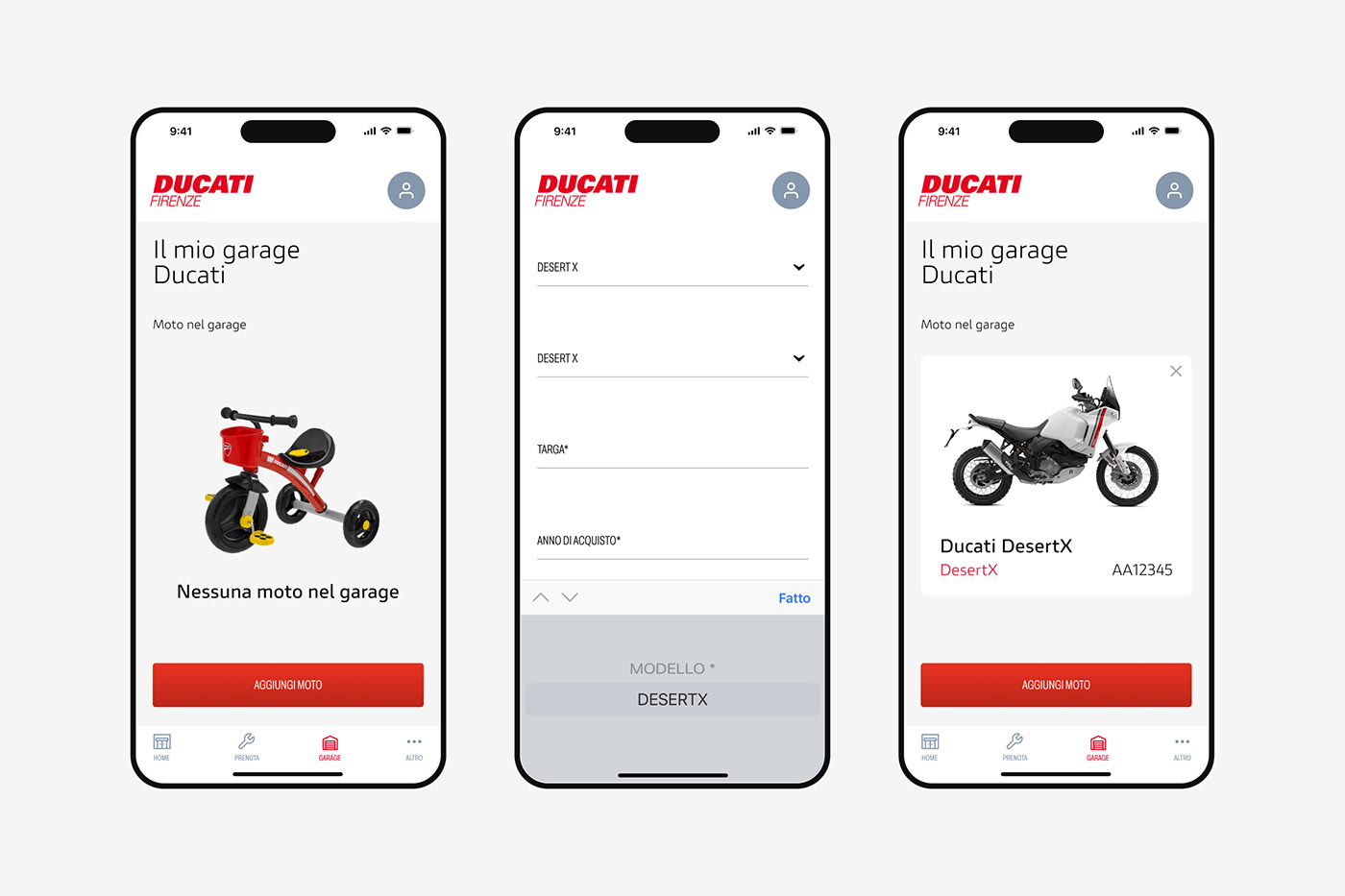Booking booking app motorcycle Ducati Mechanic garage Repair service automotive   Vehicle