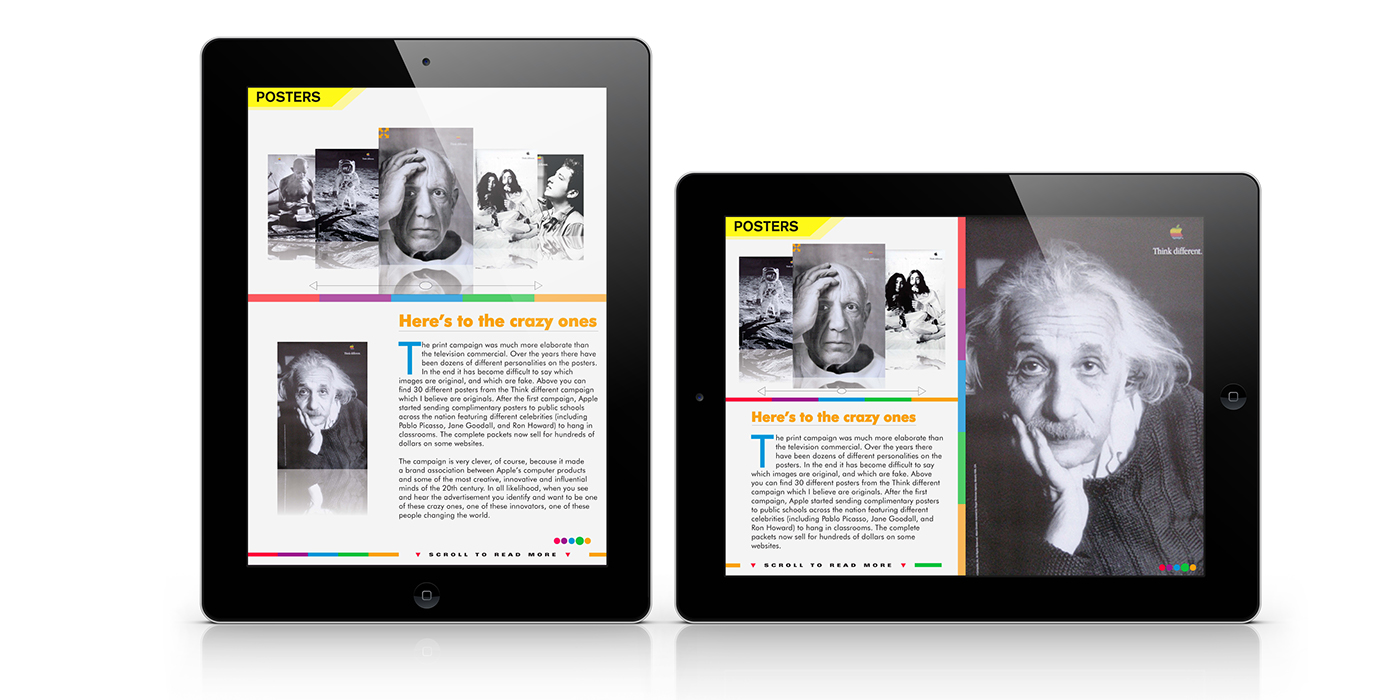Steve Jobs design Emagazine editorial iPad tablet