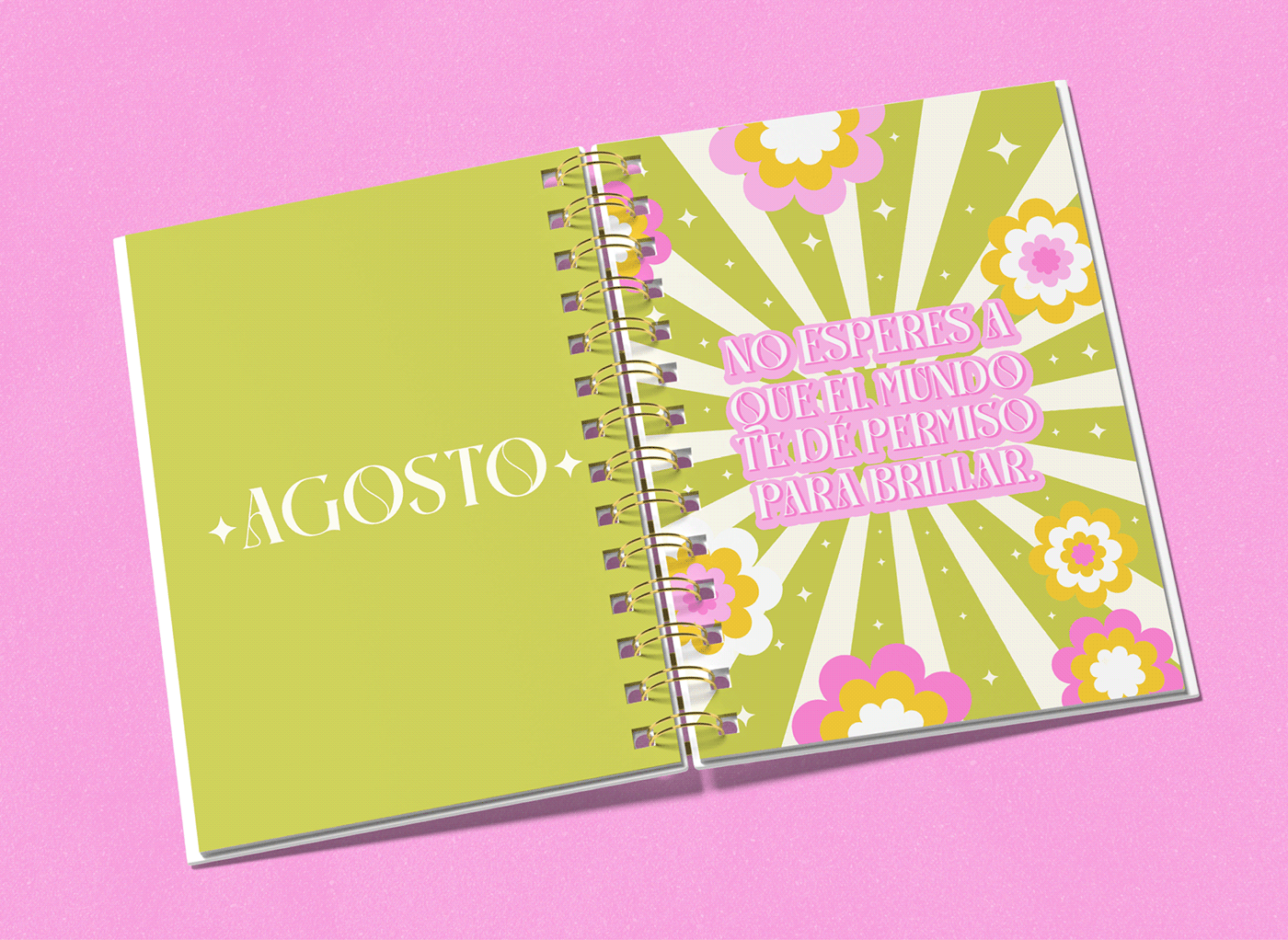 agenda cover design diseño gráfico editorial editorial design  journal notebook Papeleria planner Stationery