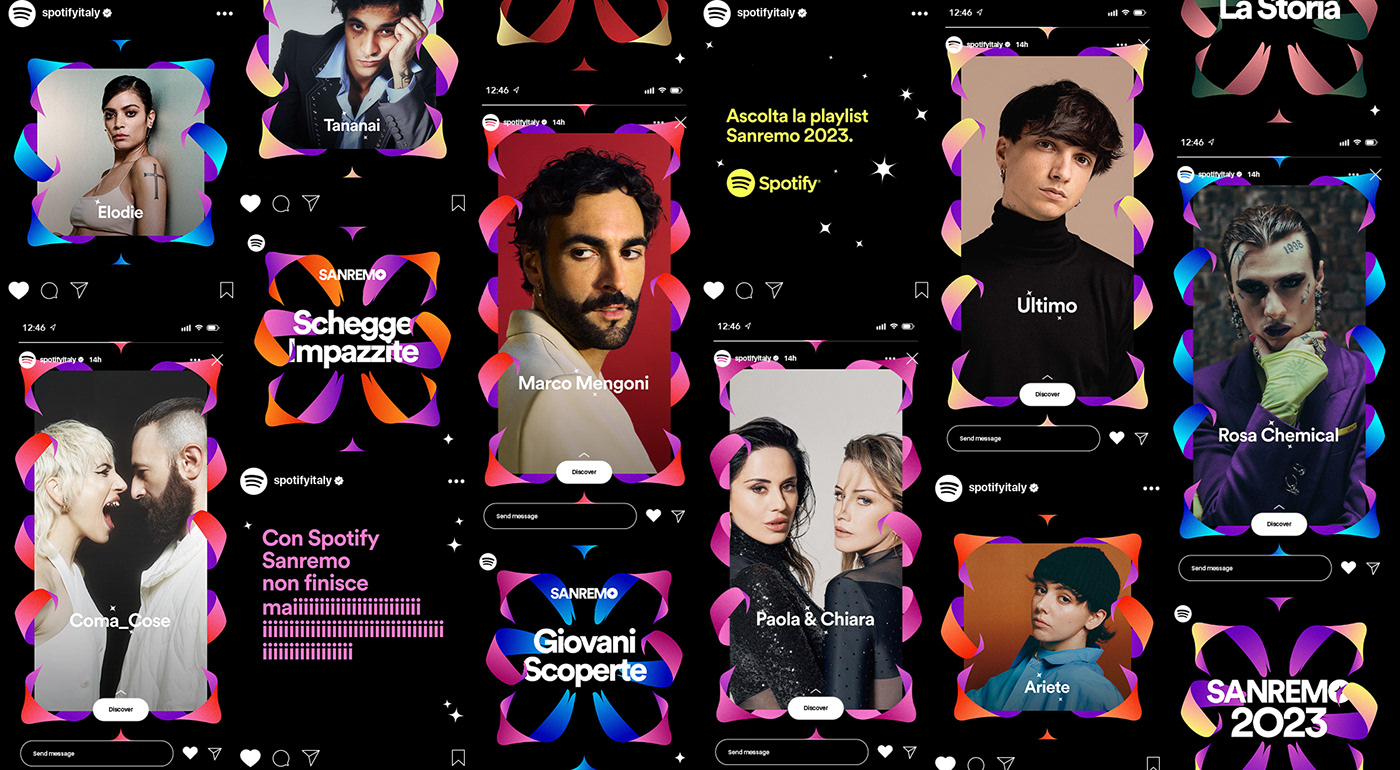 campaign integrated music social spotify tv visual identity