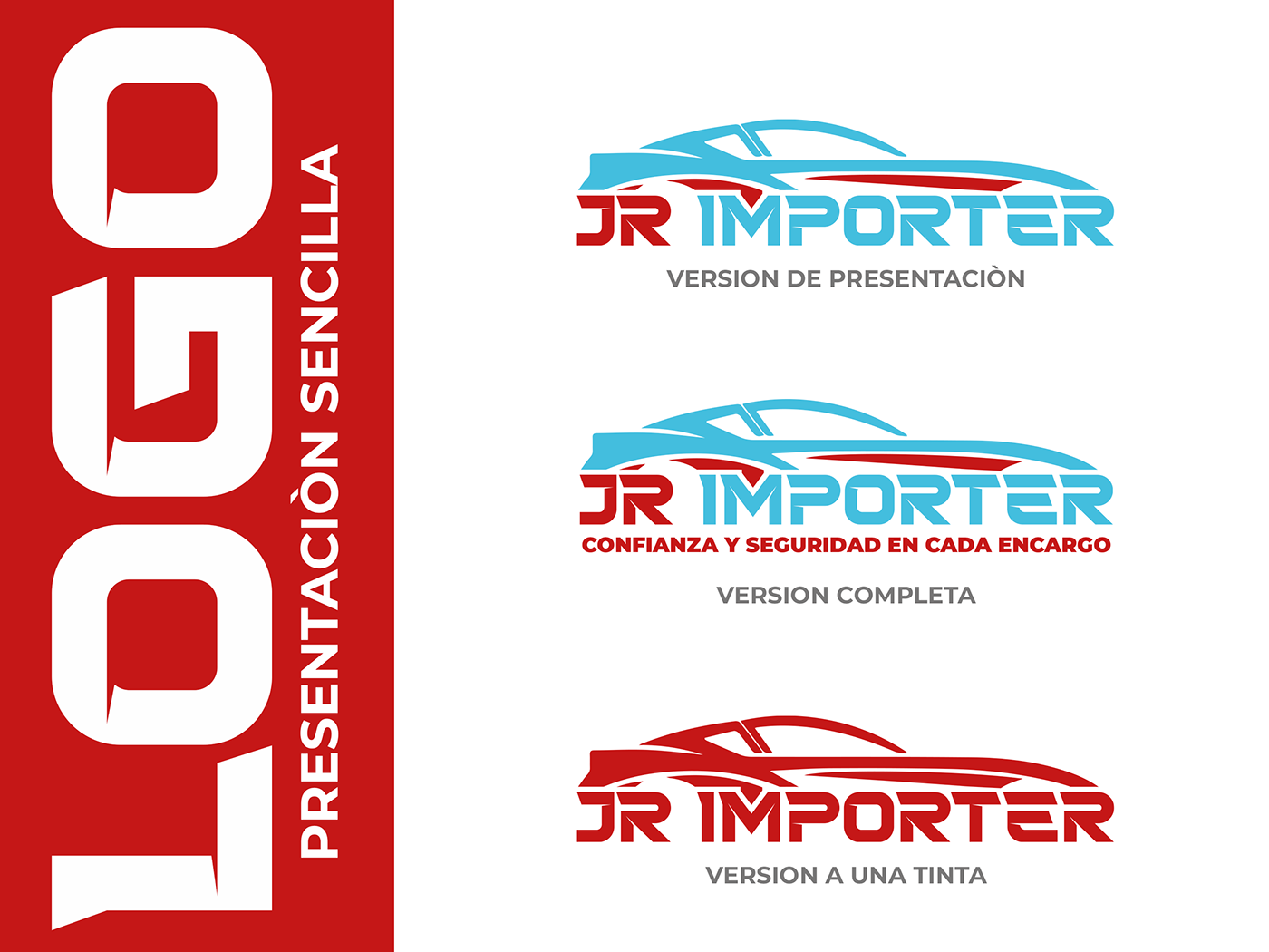 red Logo Design logos Logotipo Auto photoshop Illustrator