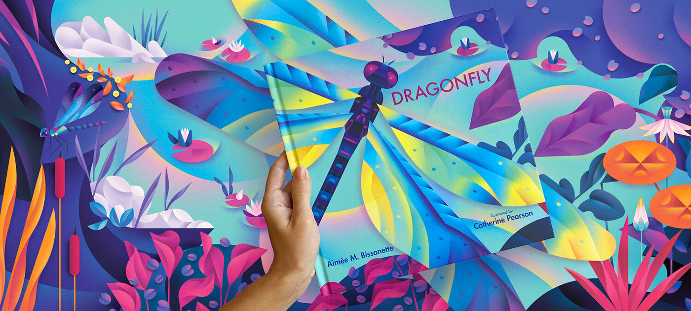 childrenbook ChildrenIllustration dragonfly editorial graphicillustration ILLUSTRATION  Insects kidillustration NonFiction picturebook