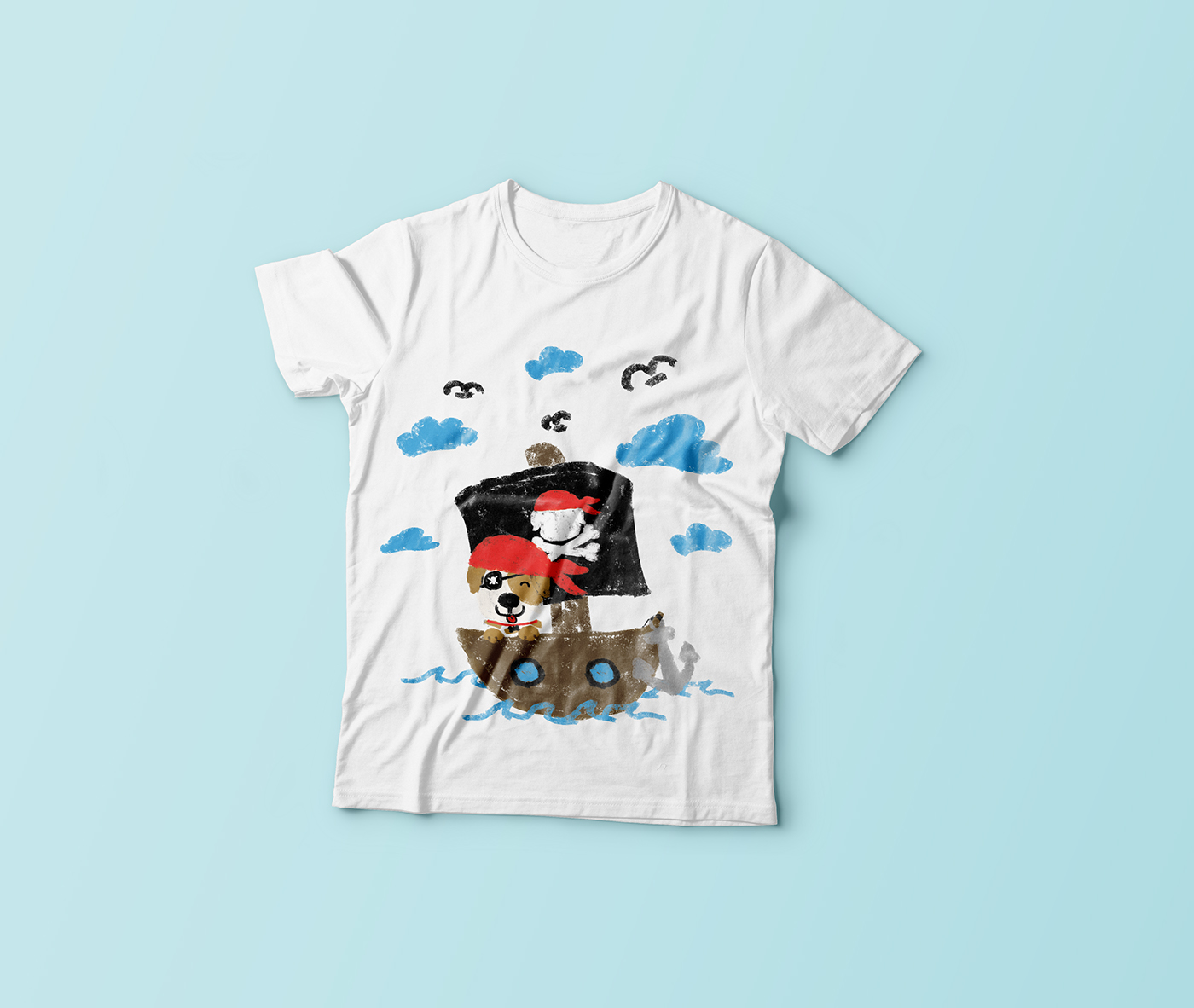 #t-shirt   ilustration vector pirate shirt design kids