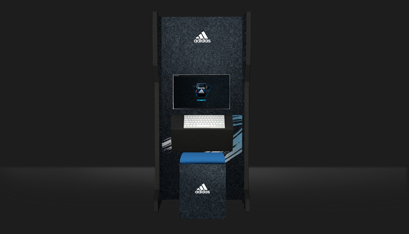 adidas Btl soccer Futbol concept design Stand