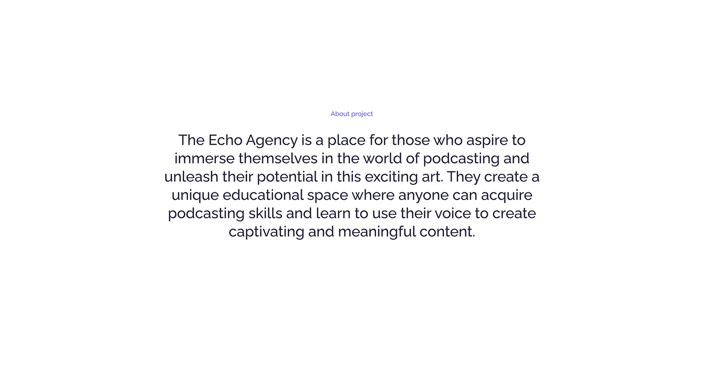 UI/UX agency landing page podcast design visual identity brand identity Social media post