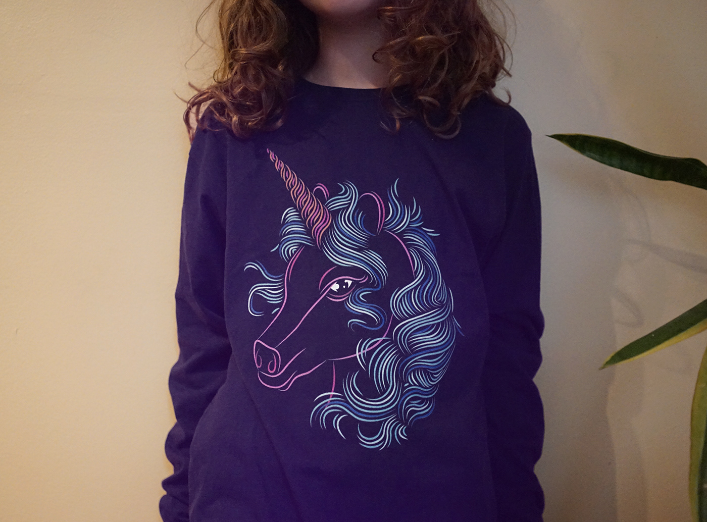 unicorn product gift Goodies t-shirt purple animal cute