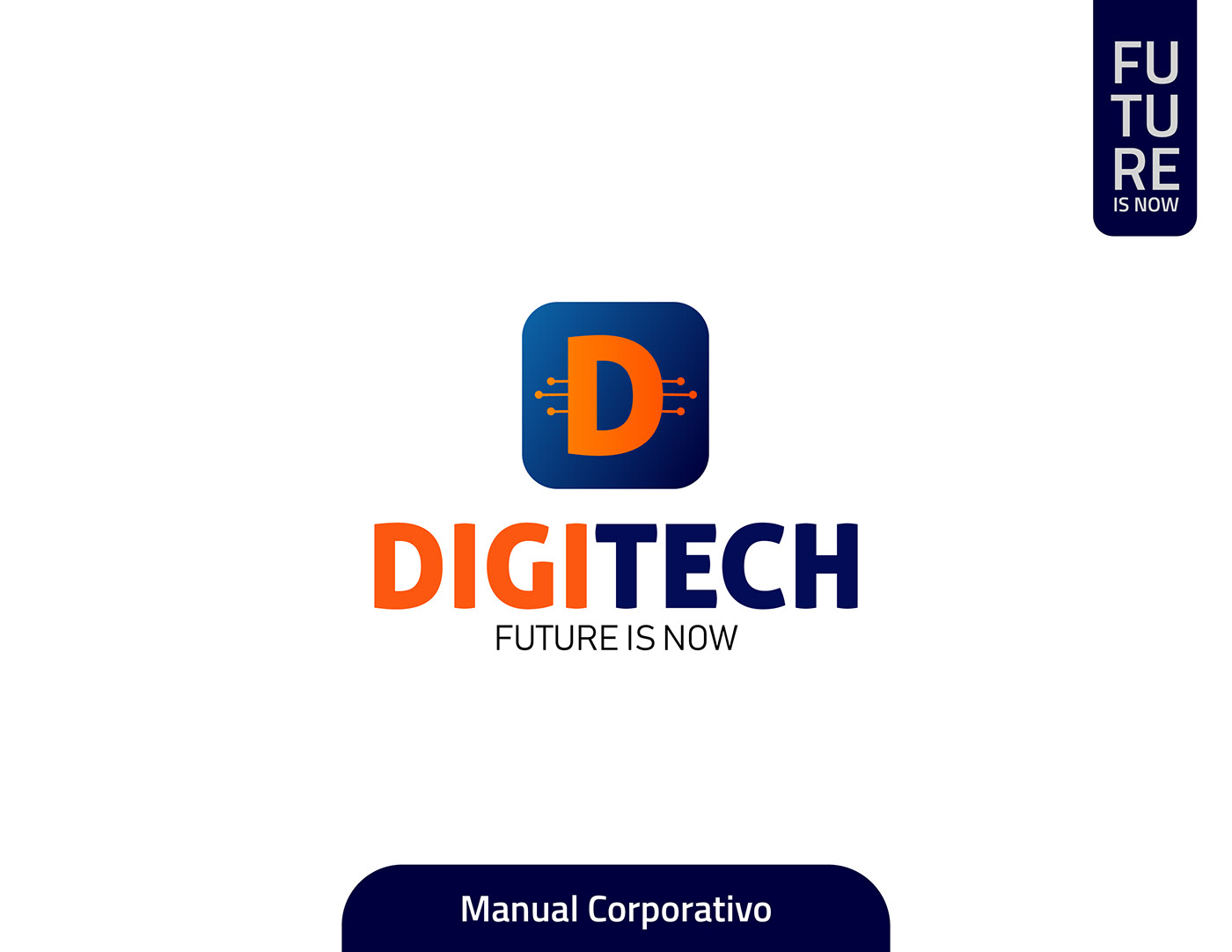 corporate manual brand design logo business Technology