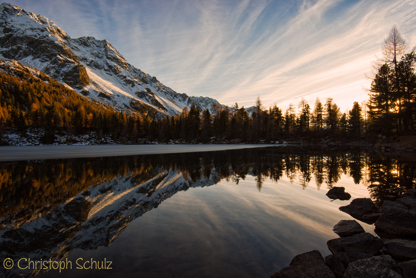 Adobe Portfolio berge see posciavo reflect mirror Spiegel miroitement Reflejarse riflettere mountain spiegeln saoseo see Engadin Schweiz Switzerland