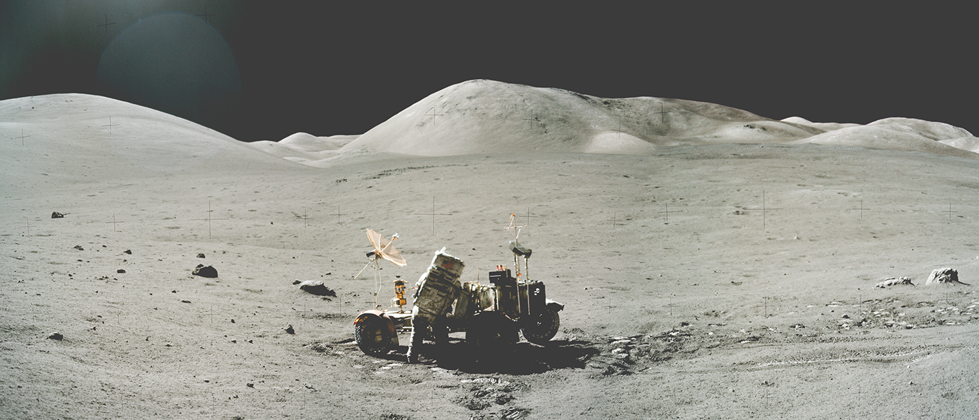 nasa Space  moon Apollo exploration panorama scans planet science mission